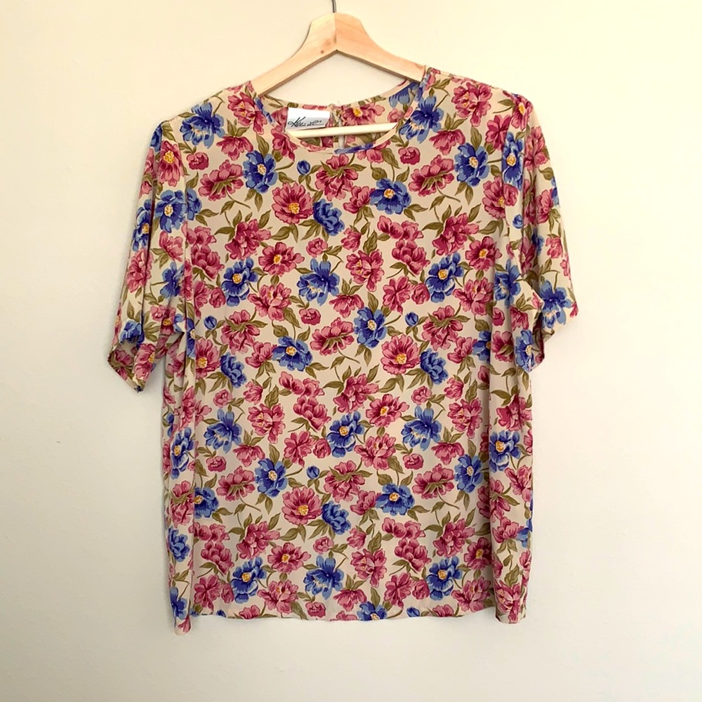 Vintage floral blouse
